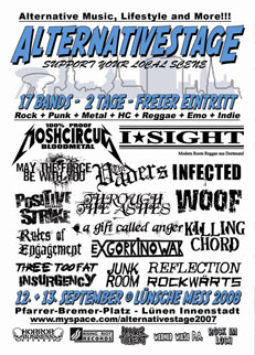 Flyer Alternative Stage