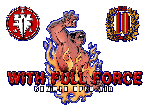 With full force